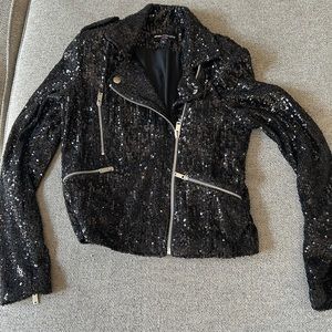 Generation Love sequin bomber jacket